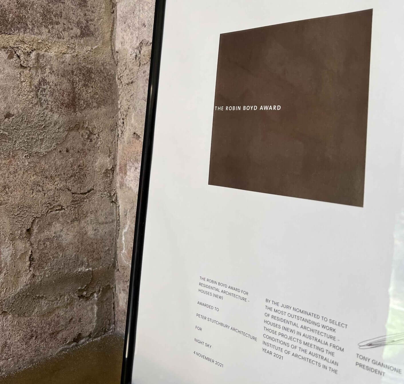 Robin Boyd Award | Night Sky by Peter Stutchbury Architecture